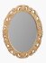 Зеркало овальное Migliore Complementi ML.COM-70.724, h70xL89xP3,5 cm, белое золото