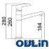 Смеситель для кухни Oulin OL-8603S