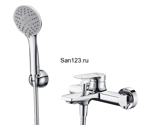 Смеситель для ванны с коротким изливом Wasser Kraft Lopau 3201