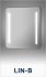 Зеркало Ellux Linea LIN-B2 Led со встроенными светильниками