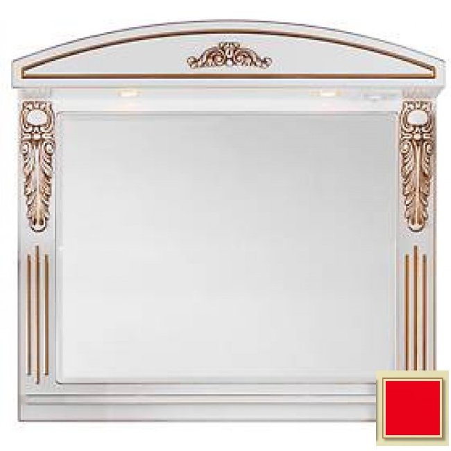Зеркало Vod-ok Версаль 85 цвет красный