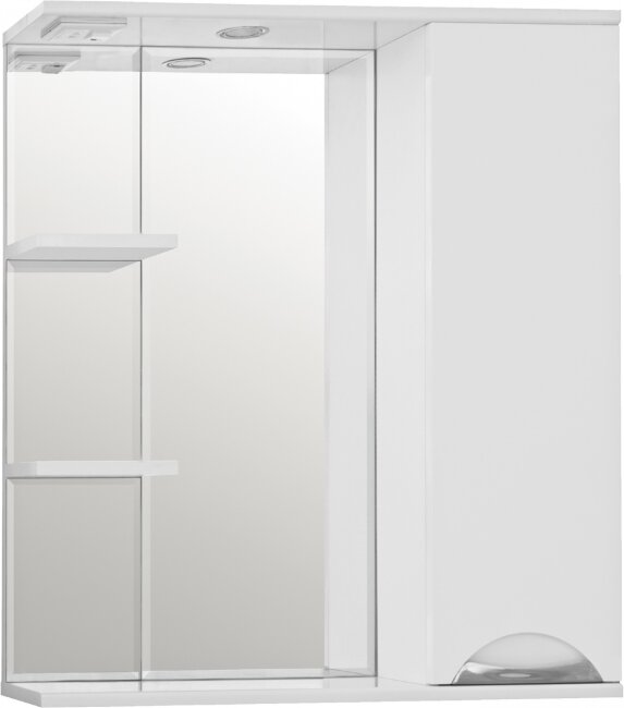 Зеркало-шкаф Style Line Жасмин 75/С белый