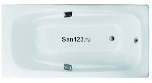 Ванна чугунная Sanbanho Magna 170x80x42 с ручками