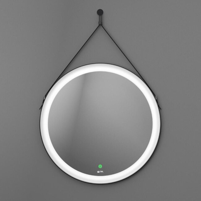Viken Black Зеркало с LED подсветкой, D650
