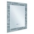Зеркало Deto EM-70 70 см прямоугольное с подсветкой, декор