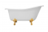 Ванна из литьевого мрамора Sergig King 150x73 (ванна, ножки и слив-перелив)