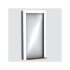 Зеркало IFO Sjoss RK3320-45020  45.7 х 76.2 см, корпус - белый, полочка - тик
