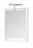 Зеркало-шкаф Акватон Капри 1A230302KPDA0 60 x 85 см с подсветкой, цвет бетон пайн