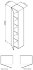 Шкаф-колонна AM.PM Spirit 2.0 M70ACHML0356DM, подвесной, левый, 35 см