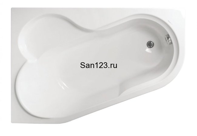 Акриловая ванна VagnerPlast Selena 147x100 L