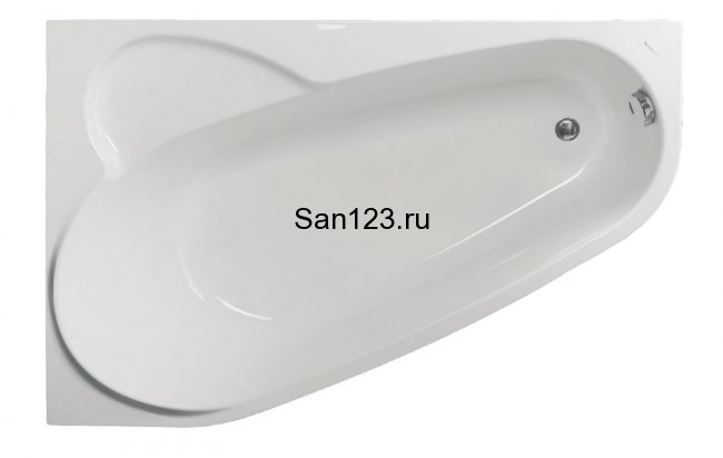 Акриловая ванна VagnerPlast Selena 160x105 L