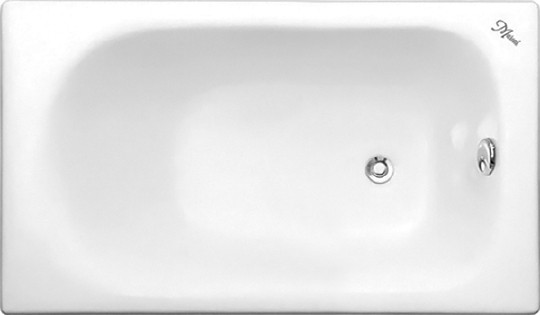 Чугунная ванна Maroni Orlando 120x70 с отверстиями под ручки