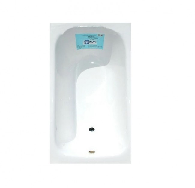 Чугунная ванна Aqualux ZYA 8-3 130x70 с отверстиями под ручки